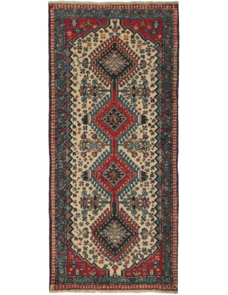 Hand made rug Yalameh Persia cm.64x144