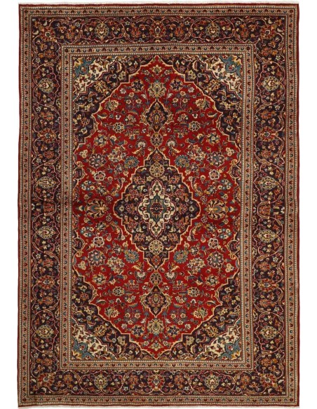 Hand made rug Keshan Persia cm.201x305