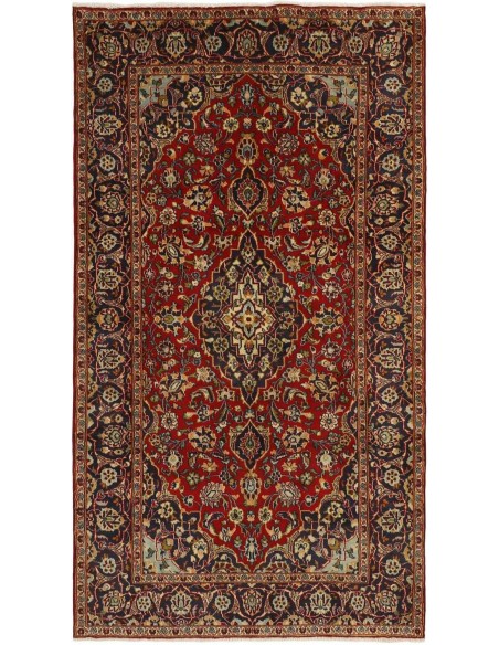 Hand made rug Keshan Persia cm.136x255
