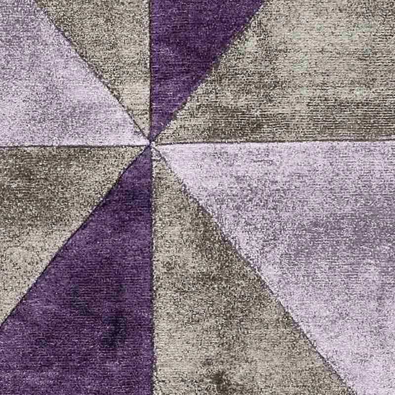 Carpet BUTTERFLY SITAP  PURPLE SETA geometrico da EUR 872.3