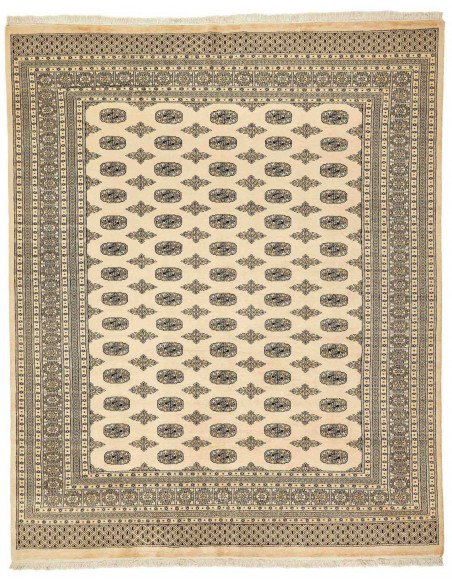 Hand made rug Bukhara fine Pakistan cm.245x303