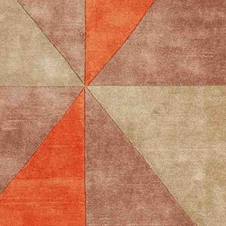 tappeto BUTTERFLY SITAP  TERRA SETA geometrico da EUR 872.3