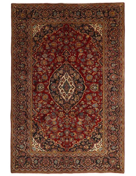 Hand made rug Keshan Persia cm.205x306