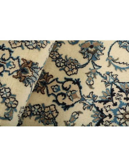 Hand made rug Nain Kashmar Persia cm.78x288