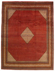 Hand made rug Mir Boteh Persia cm.300x391