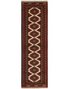 Hand made rug Torkaman Fine Persia cm.84x291