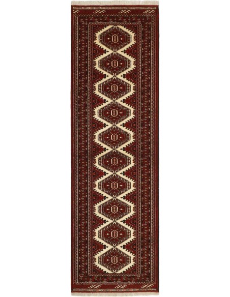 Hand made rug Torkaman Fine Persia cm.84x291