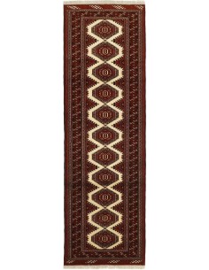 Hand made rug Torkaman Fine Persia cm.84x295
