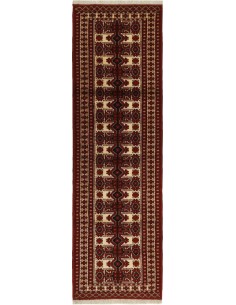 Hand made rug Torkaman Fine Persia cm.81x290