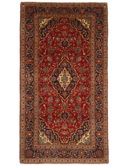 Hand made rug Keshan Persia cm.147x268