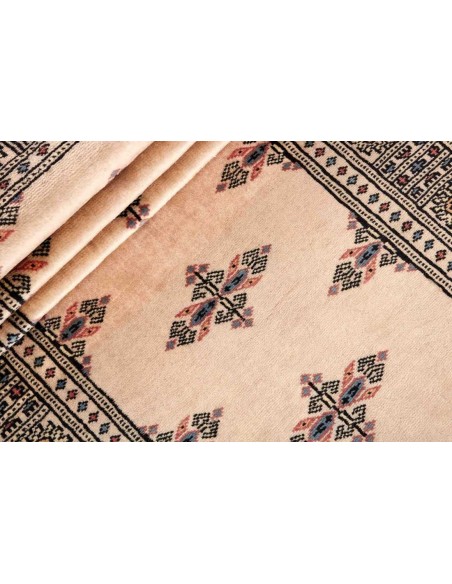 Hand made rug Bukhara fine Pakistan cm.77x452