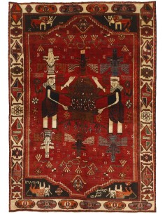 Hand made rug Kashghai Persia cm.138x203