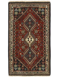 Hand made rug Yalameh Persia cm.61x103