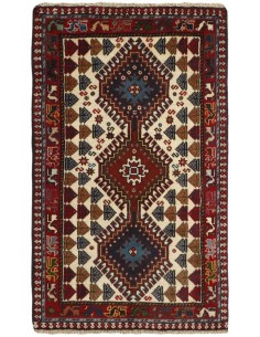 Hand made rug Yalameh Persia cm.62x101
