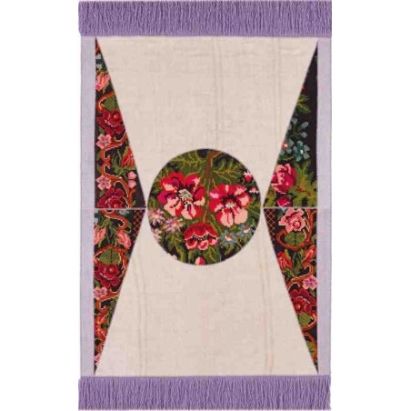 tappeto DA VINCI SITAP FLOWER LILLA LANA geometrico da EUR 1342
