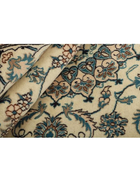 Hand made rug Nain Kashmar Persia cm.197x294
