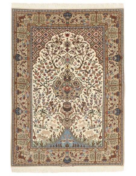 Hand made rug Isfahan Persia cm.130x190