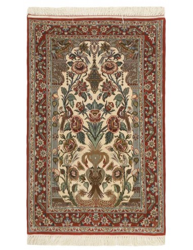 Hand made rug Isfahan Persia cm.69x113