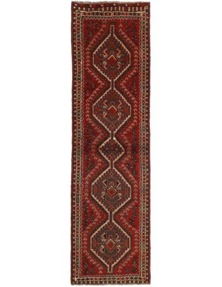 Hand made rug Shiraz Persia cm.79x290