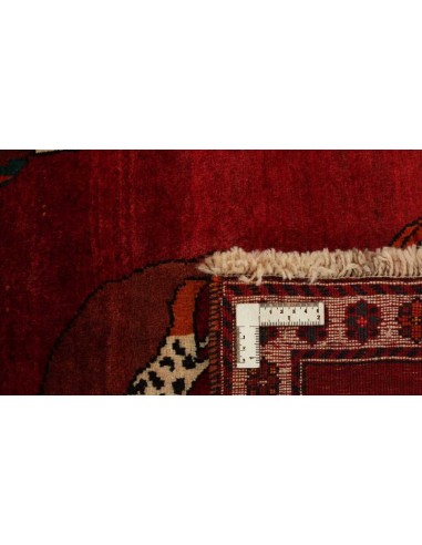 Hand made rug Kashghai Old Figural Persia cm.96x200