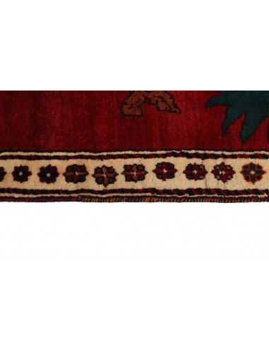 Hand made rug Kashghai Old Figural Persia cm.96x200