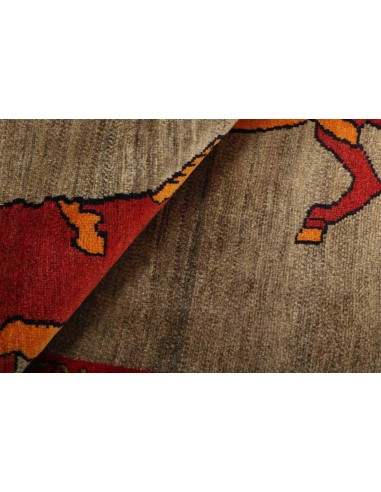 Hand made rug Kashghai Old Figural Persia cm.105x169
