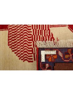 Hand made rug Kashghai Old Figural Persia cm.109x175 2