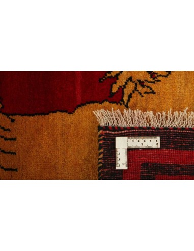 Hand made rug Kashghai Old Figural Persia cm.102x150