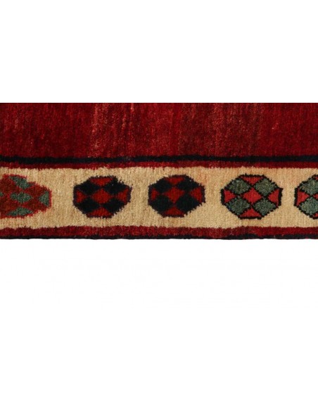 Hand made rug Kashghai Old Figural Persia cm.112x194