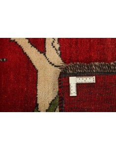 Hand made rug Kashghai Old Figural Persia cm.101x179 2