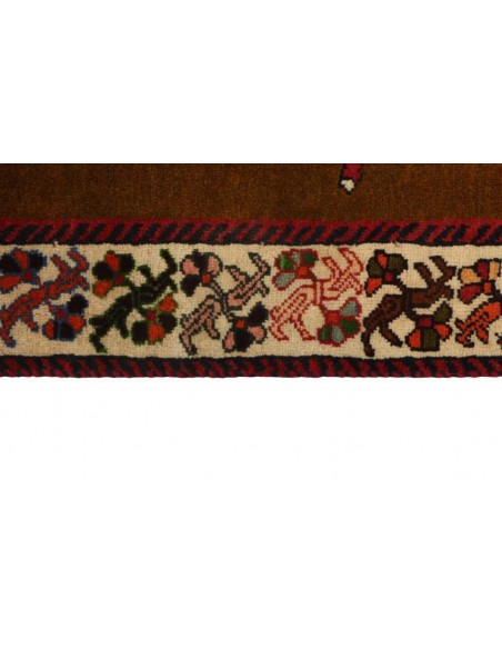 Hand made rug Kashghai Old Figural Persia cm.112x160
