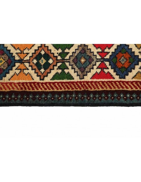 Hand made rug Kashghai Old Figural Persia cm.130x218