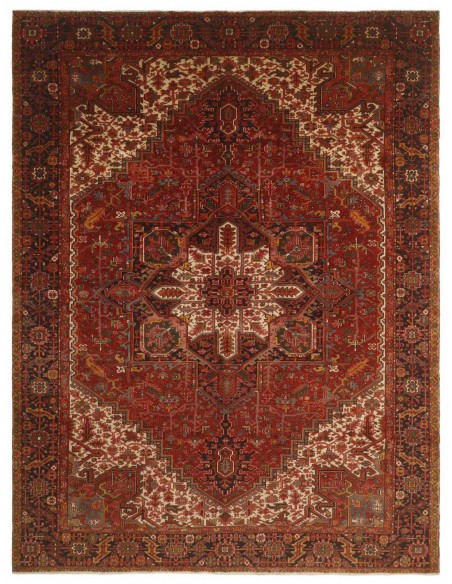 Hand made rug Heriz Persia cm.310x401