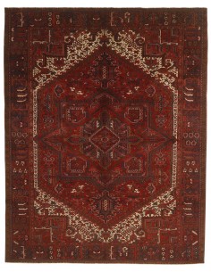 Hand made rug Heriz Persia cm.297x382