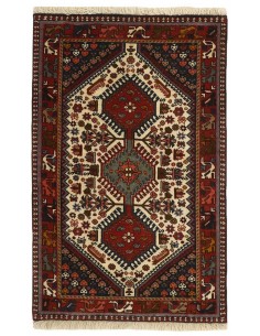 Hand made rug Yalameh Persia cm.84x131