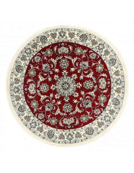Hand made rug Nain Kashmar Persia cm.150x150