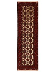 Hand made rug Torkaman Fine Persia cm.84x288