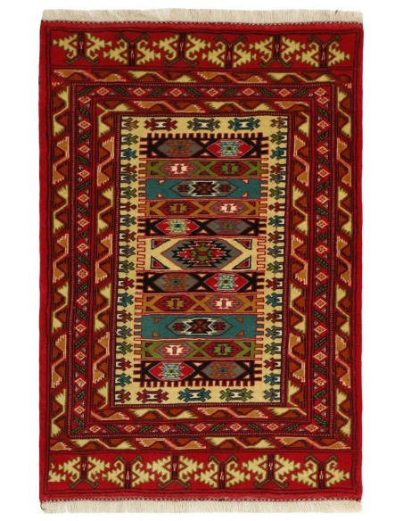 Hand made rug Torkaman Fine Persia cm.86x130