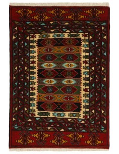 Hand made rug Torkaman Fine Persia cm.87x125