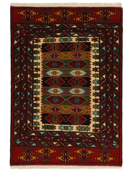Hand made rug Torkaman Fine Persia cm.87x125