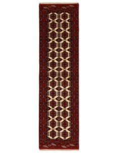 Hand made rug Torkaman Fine Persia cm.82x298