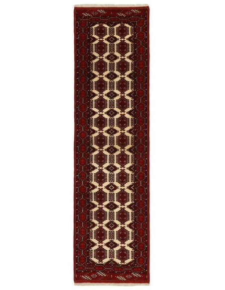 Hand made rug Torkaman Fine Persia cm.82x298