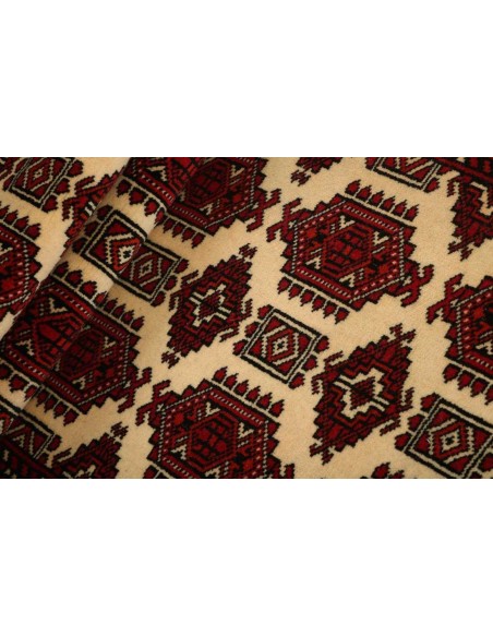 Hand made rug Torkaman Fine Persia cm.82x298