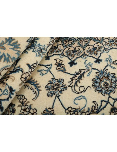 Hand made rug Nain Kashmar Persia cm.201x310