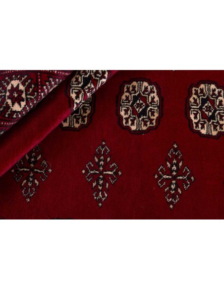Hand made rug Bukhara fine Pakistan cm.198x253