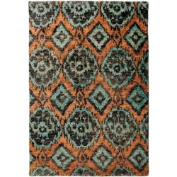Carpet HIMALAYA SITAP IKAT BLUE geometrico da EUR 658.8