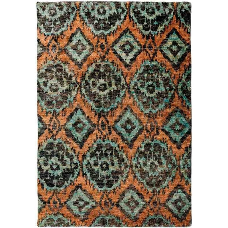 Carpet HIMALAYA SITAP IKAT BLUE geometrico da EUR 658.8