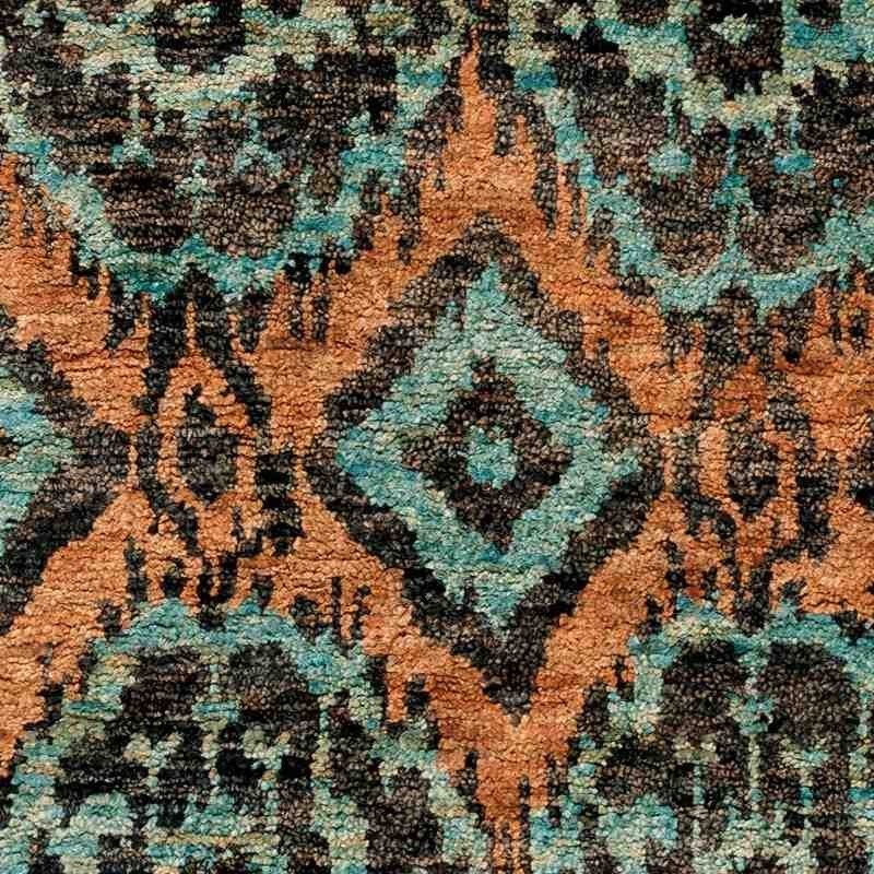 Carpet HIMALAYA SITAP IKAT BLUE geometrico da EUR 658.8