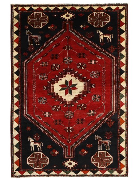 Hand made rug Shiraz Persia cm.165x245