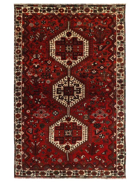 Hand made rug Shiraz Persia cm.137x223